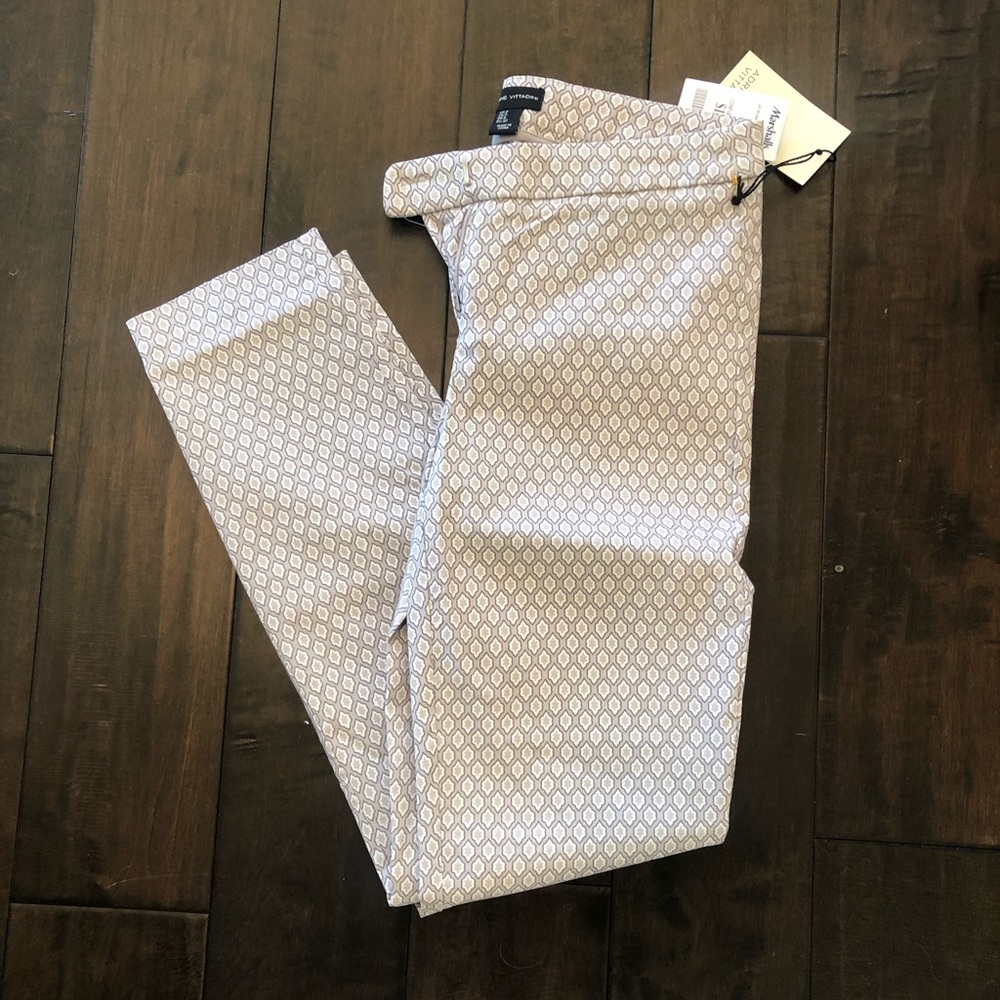 Light gray with design dress pants